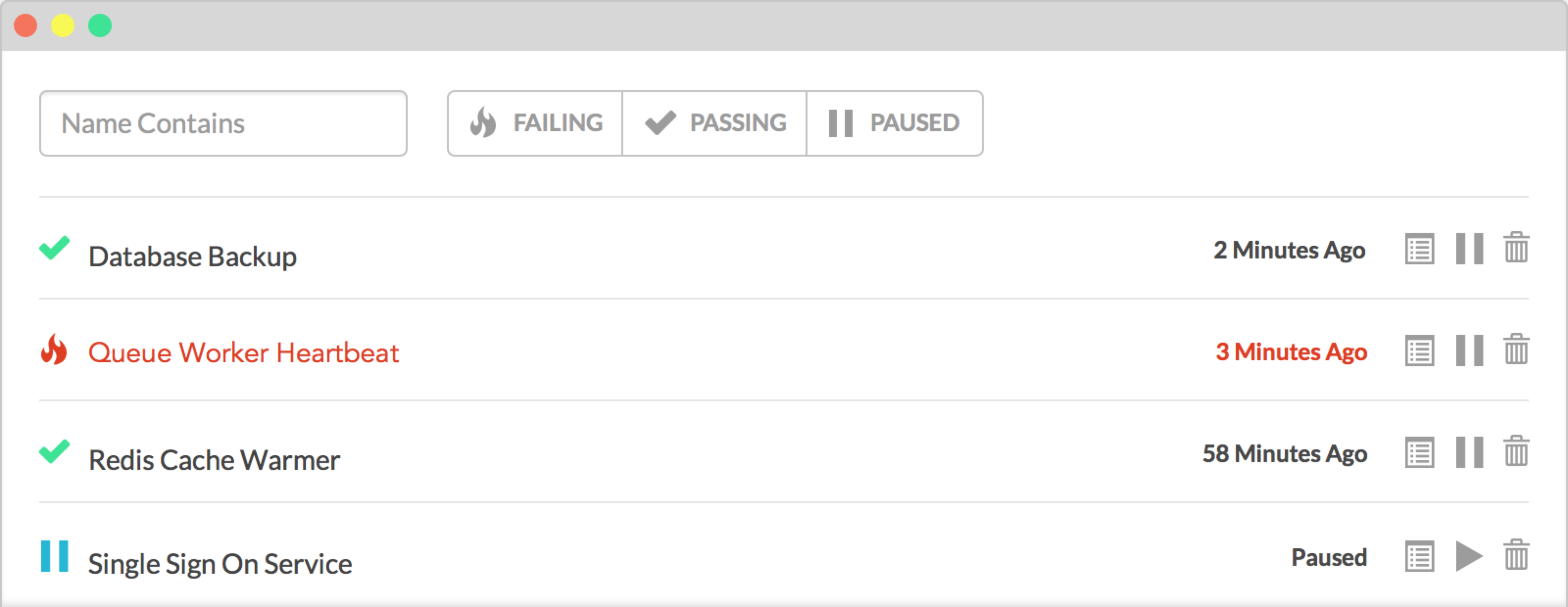 Cronitor Dashboard