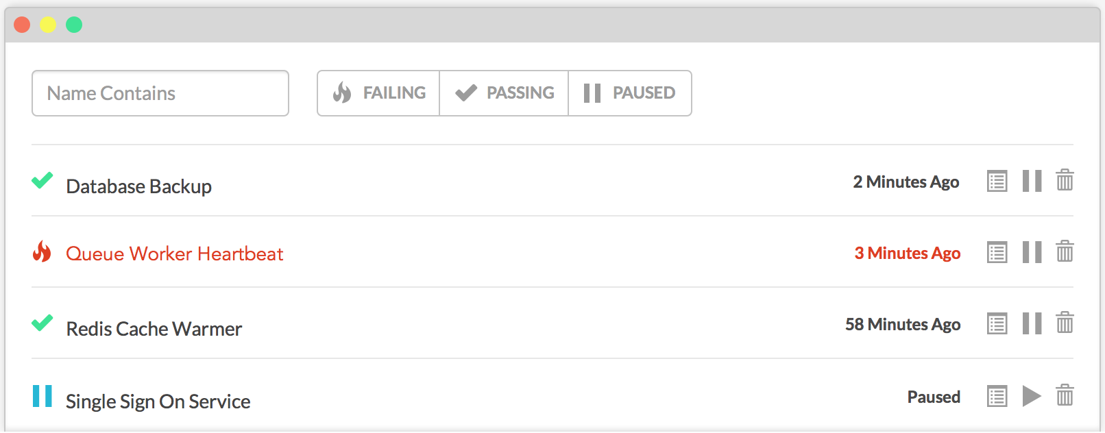 Cronitor Dashboard